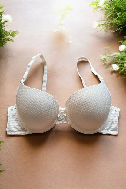 Ekru Push Up Sütyen