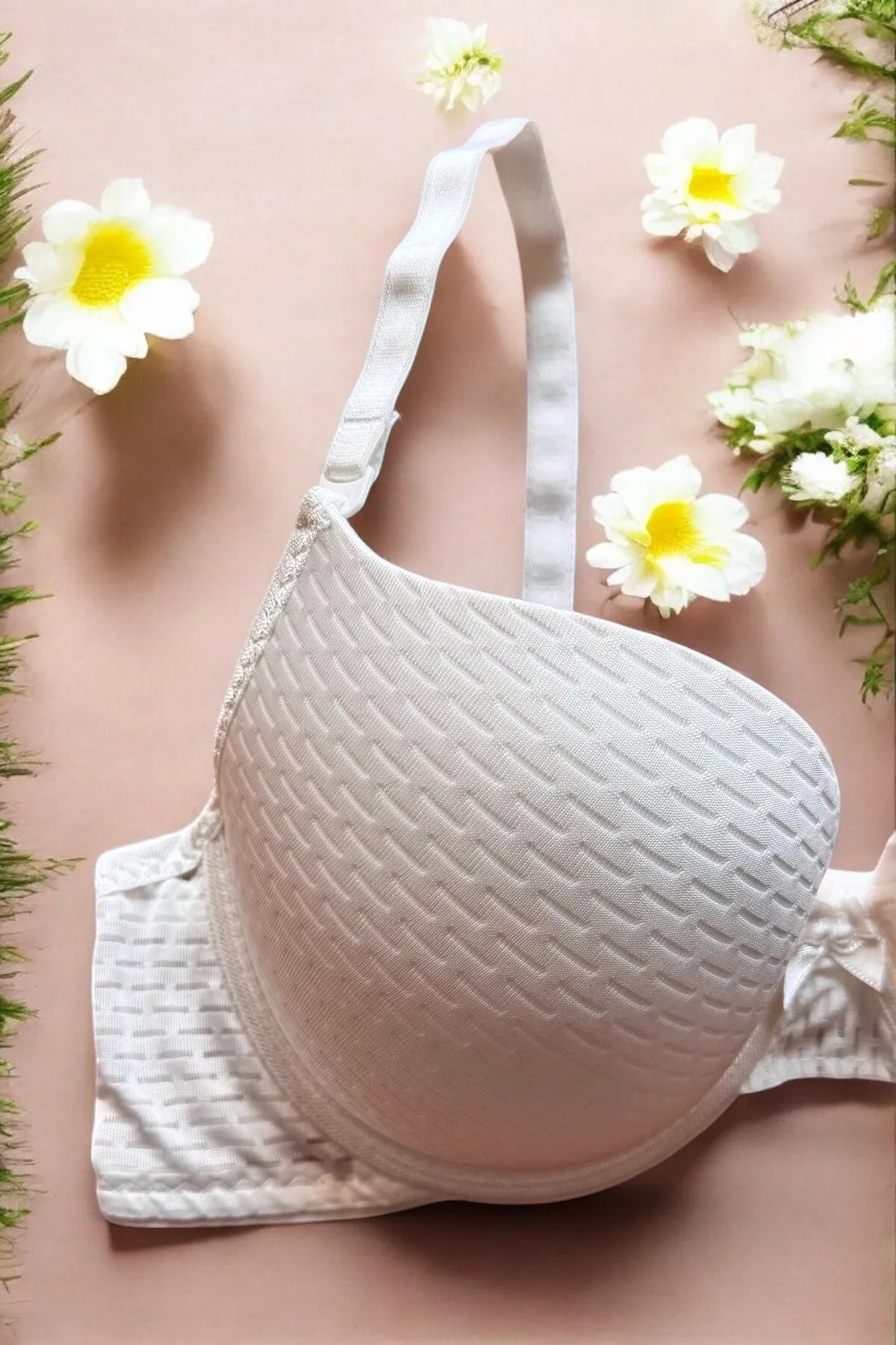 Ekru Push Up Sütyen