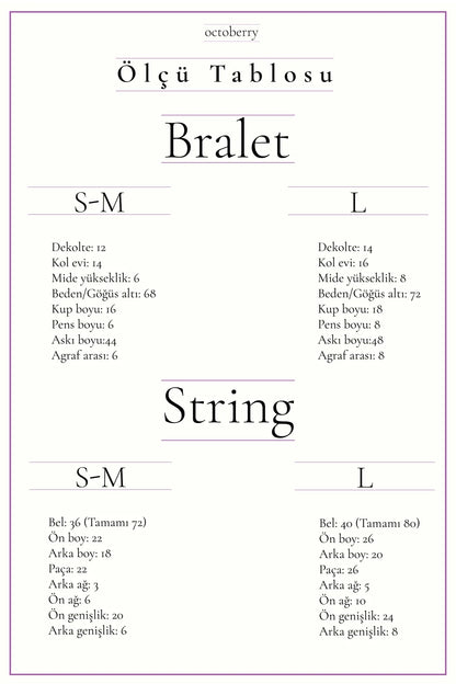 Sarı İpek Saten Bralet String Takımı