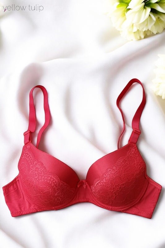 Büyük Beden C Kap Kırmızı Sütyen