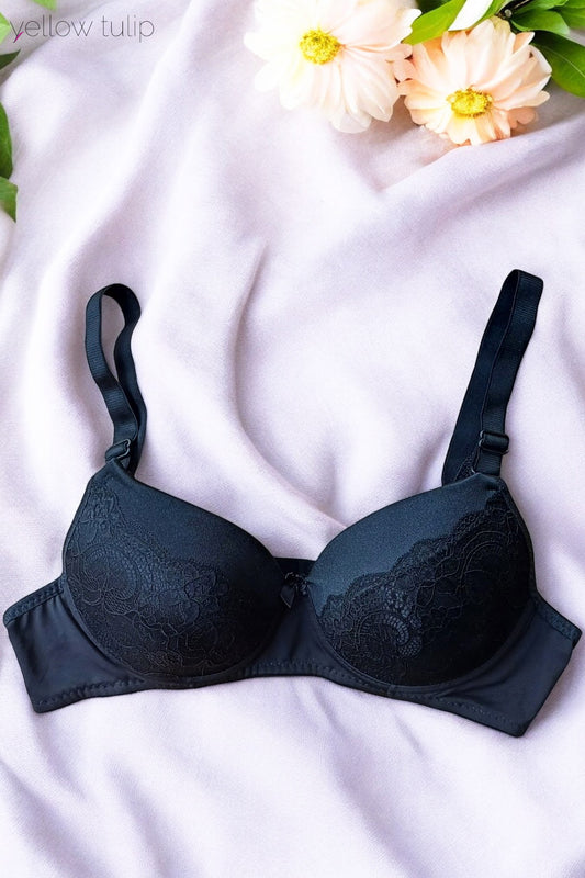 Büyük Beden C Kap Siyah Sütyen
