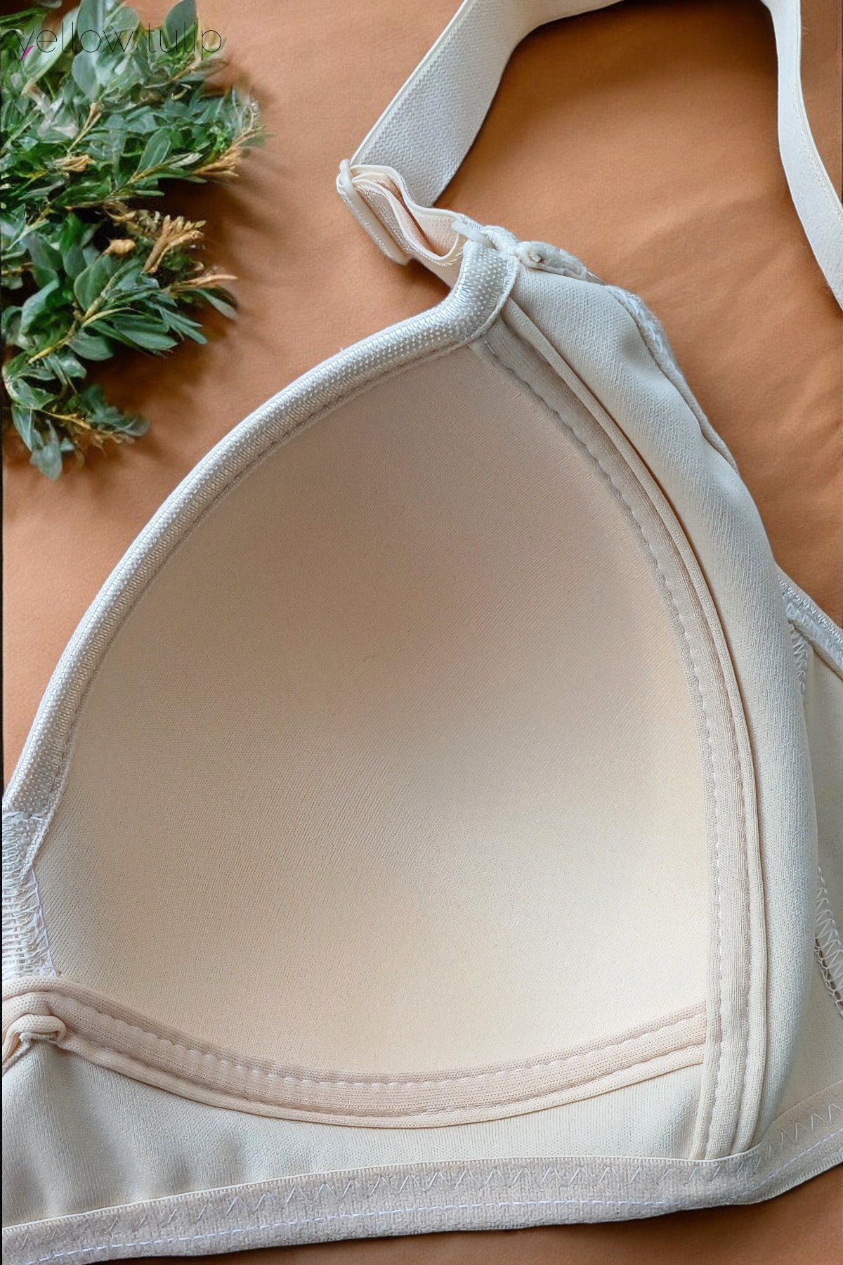 Toparlayıcı Kaplı Ten Rengi Sütyen