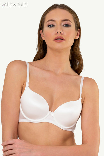 Ekru Basic Dolgusuz Kulaklı Sütyen