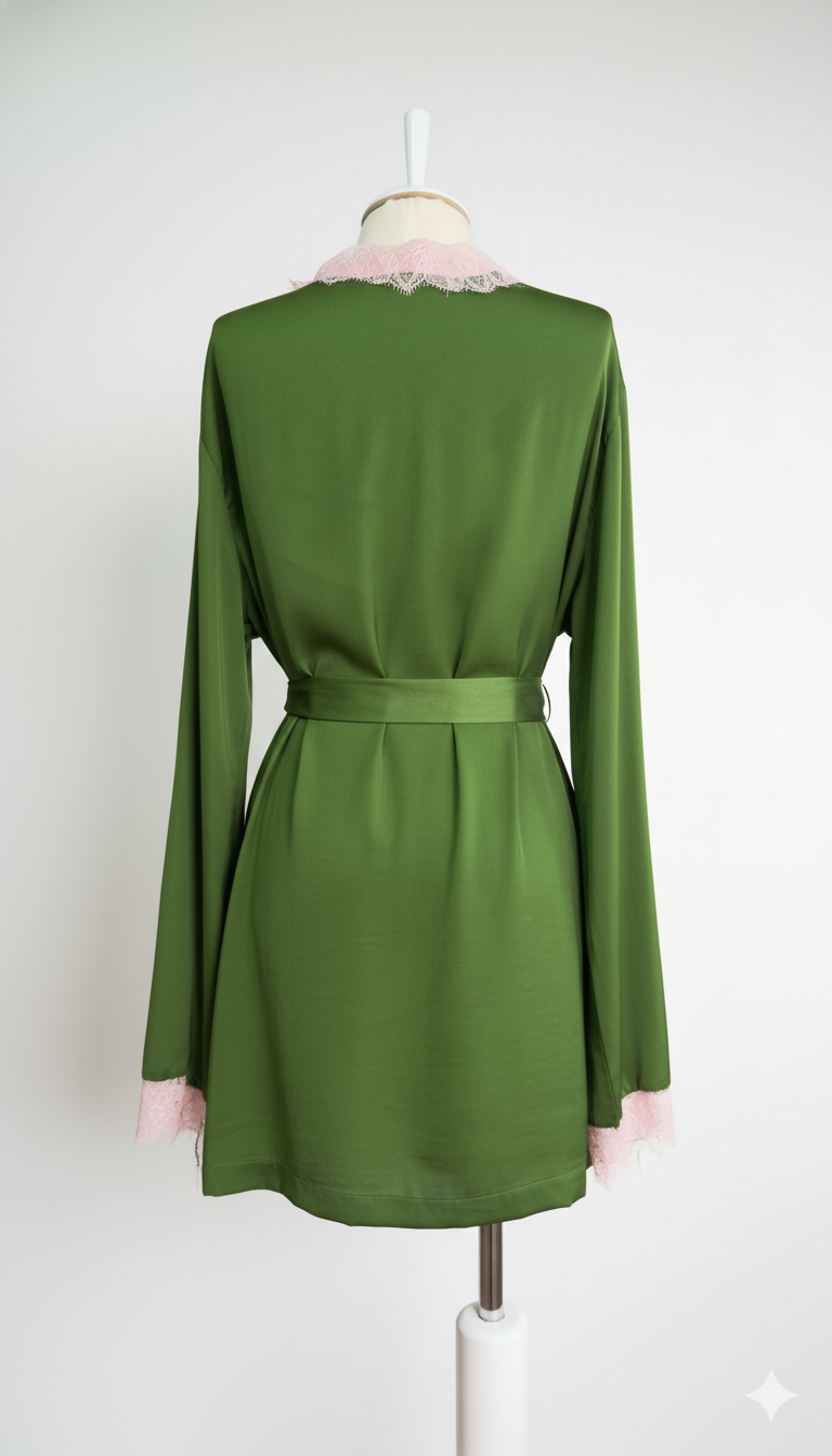 Forest Yeşil Kimono