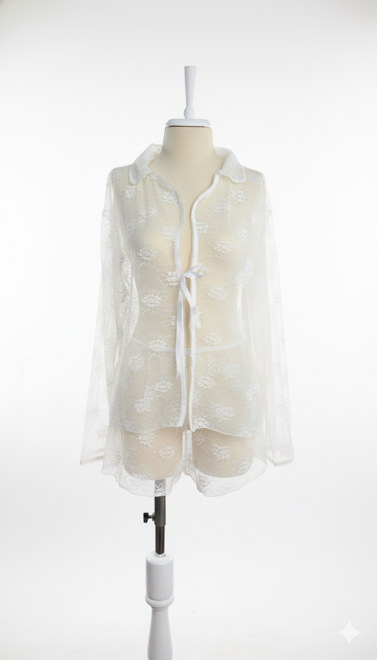 Carol Ekru Pijama Takımı