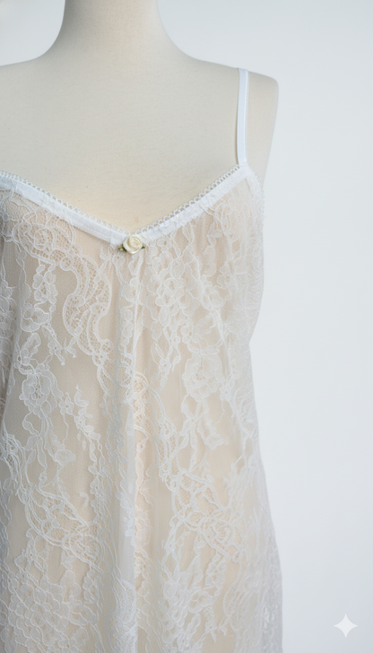 Lace Ekru Gecelik