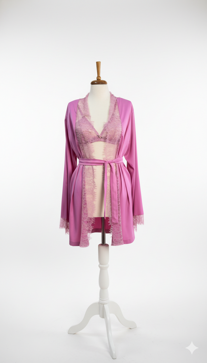 Forest Pembe Kimono
