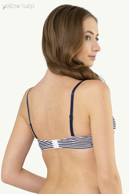 Lacivert Çizgili Sütyen